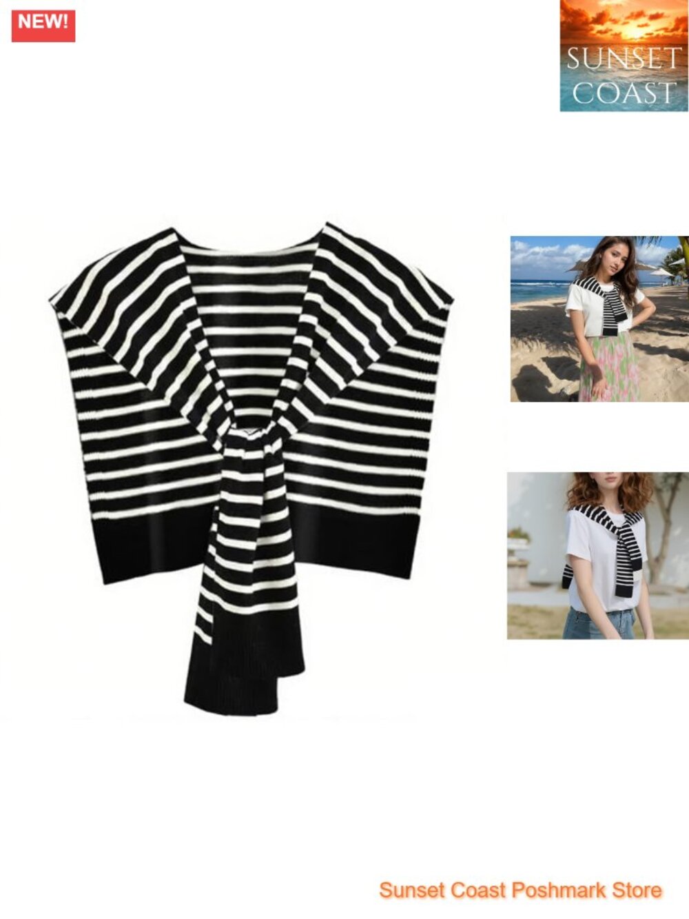 Women's Knitted Shawl Wrap Cardigan Bolero Sweater Scarf One Size Lightweight